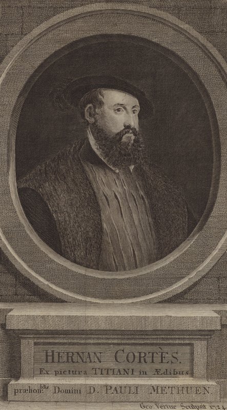 Hernan Cortes, conquistador espagnol - George after Vertue