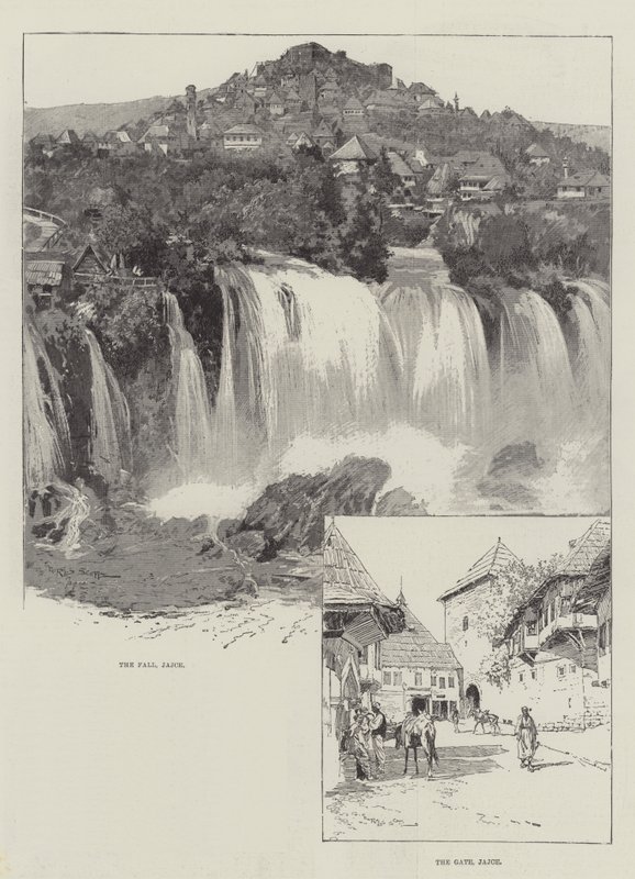 Croquis de Bosnie - Georges Bertin Scott