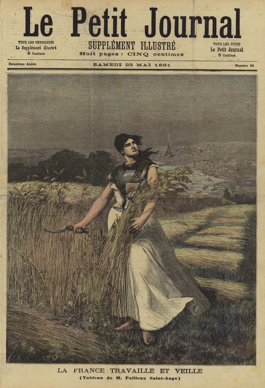 Couverture de Le Petit Journal, 23 mai 1891 - Georges Louis Poilleux Saint Ange