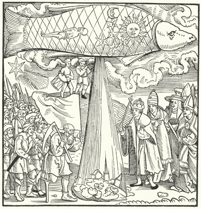 Scène prophétisant la Guerre des Paysans allemands de 1524-1525 - German School