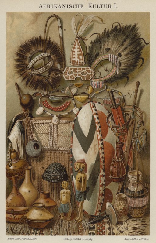 Artefacts culturels africains - German School