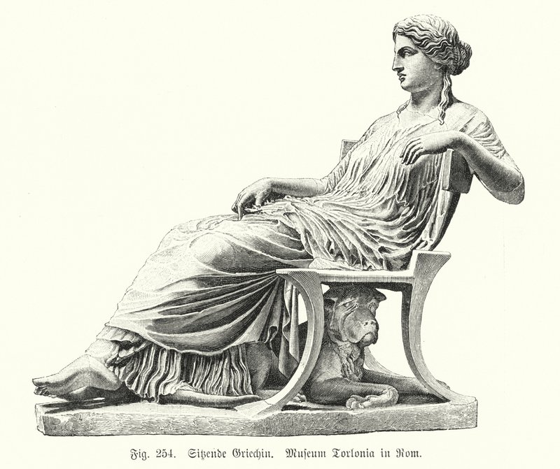 Statue grecque antique d