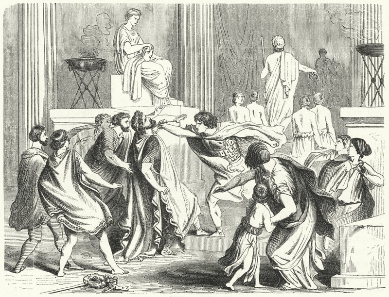 Assassinat de Philippe II de Macédoine, 336 av. J.-C. - German School