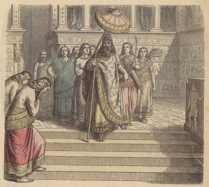 Roi assyrien et son entourage - German School