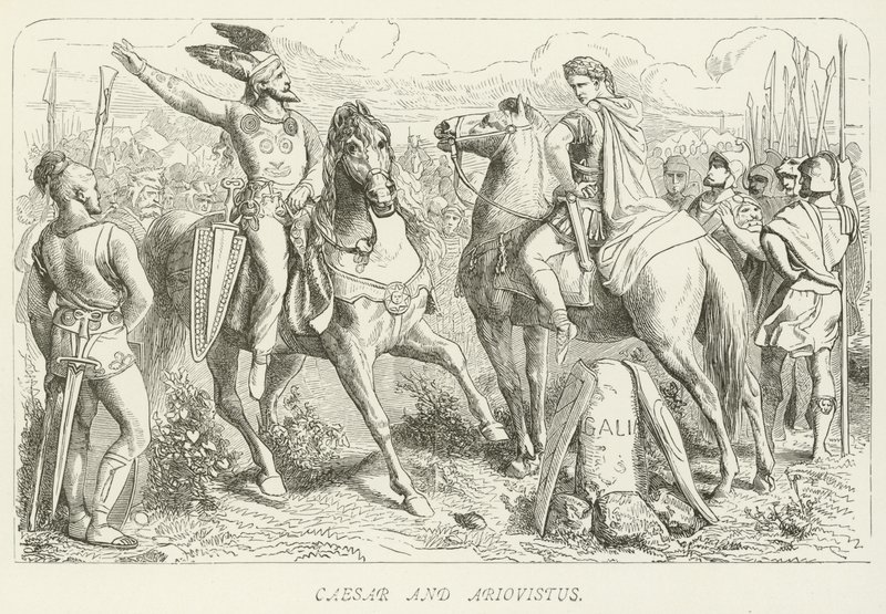César et Arioviste - German School