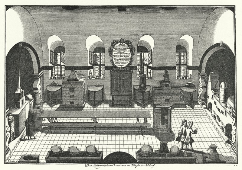 Laboratoire de chimie à l