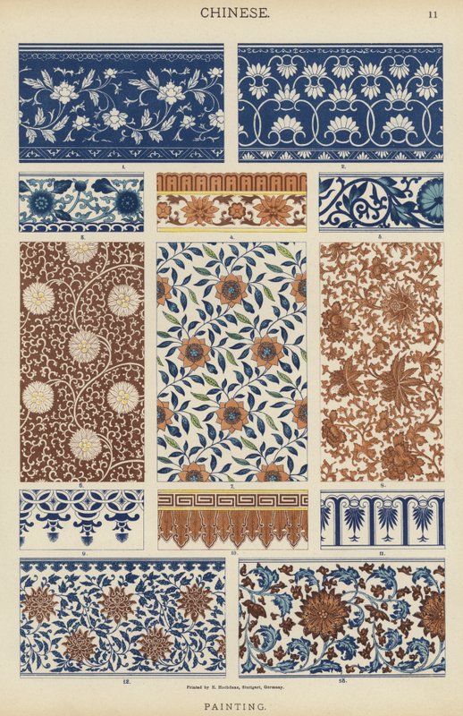 Chinois, peinture - German School