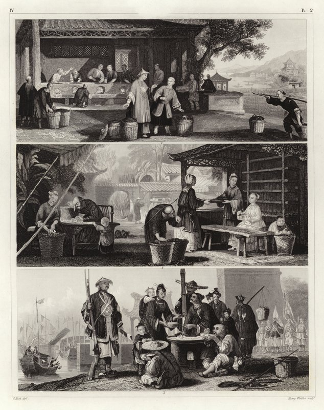 Scènes chinoises - German School