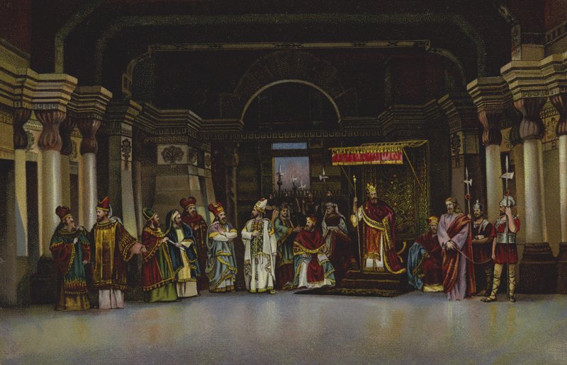 Christ devant Hérode - German School