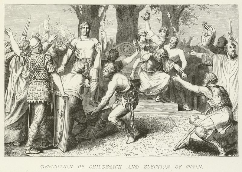 Déposition de Childéric et élection de Pépin - German School