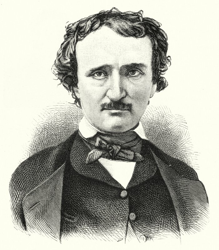 Edgar Allan Poe, poète et écrivain de nouvelles américain - German School