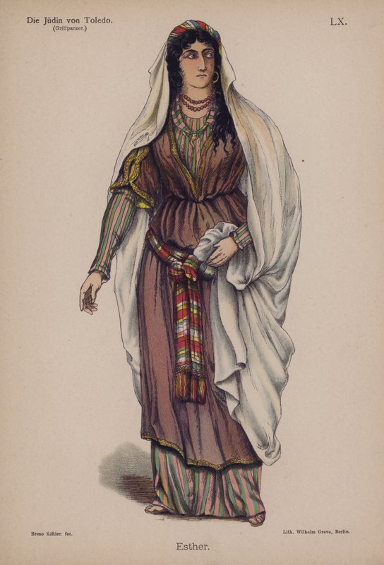 Esther, de Die Jüdin von Toledo (La Juive de Tolède) par Franz Grillparzer - German School