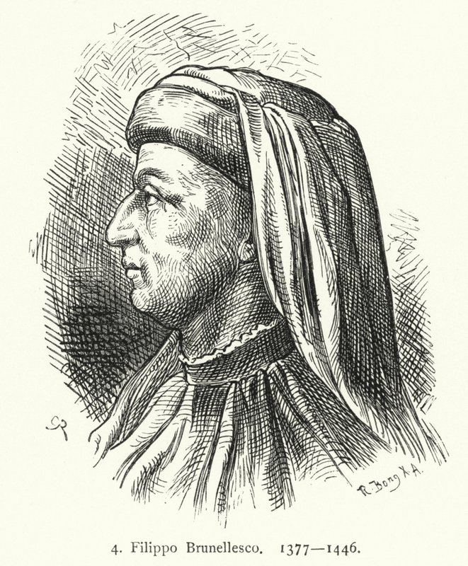 Filippo Brunelleschi, architecte et ingénieur italien - German School