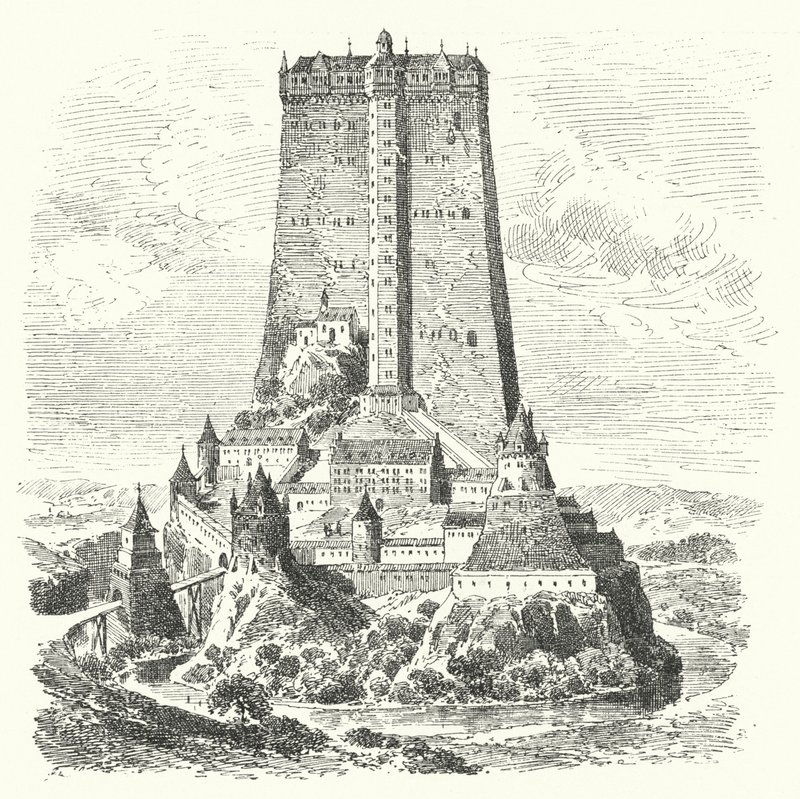 Château de Fleckenstein, Alsace - German School