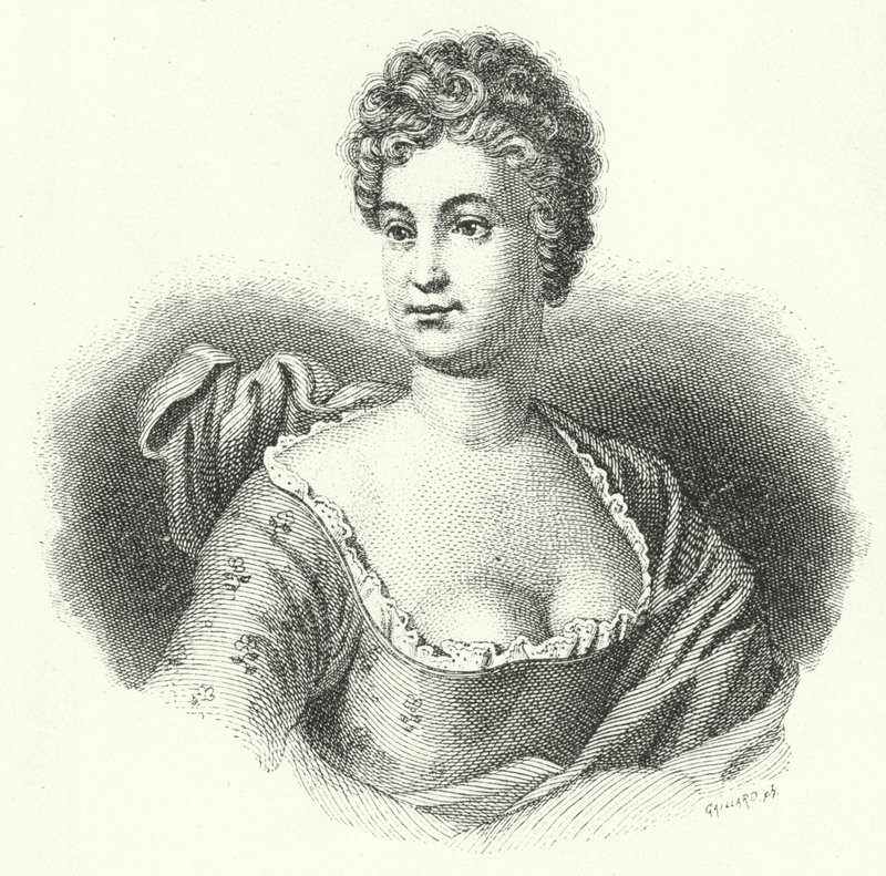 Friederike Caroline Neuber, actrice et directrice de théâtre allemande (gravure) - German School