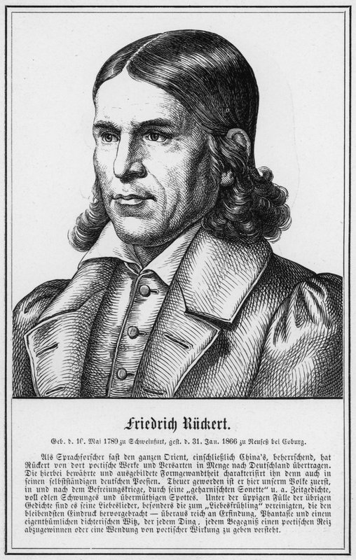 Friedrich Rückert - German School