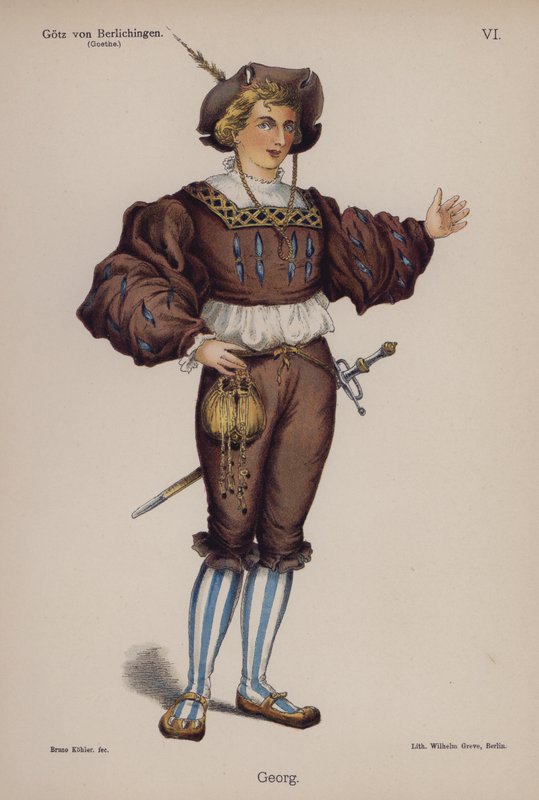 Georg, de Gotz von Berlichingen par Goethe - German School