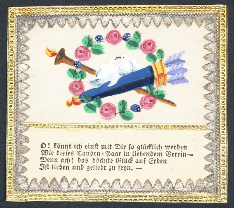 Carte de vœux allemande - German School