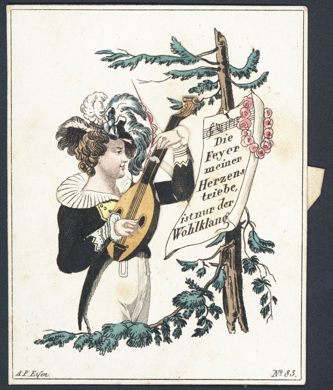 Carte de vœux allemande - German School
