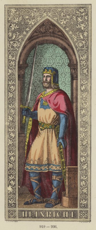Heinrich I, 919-936 - German School