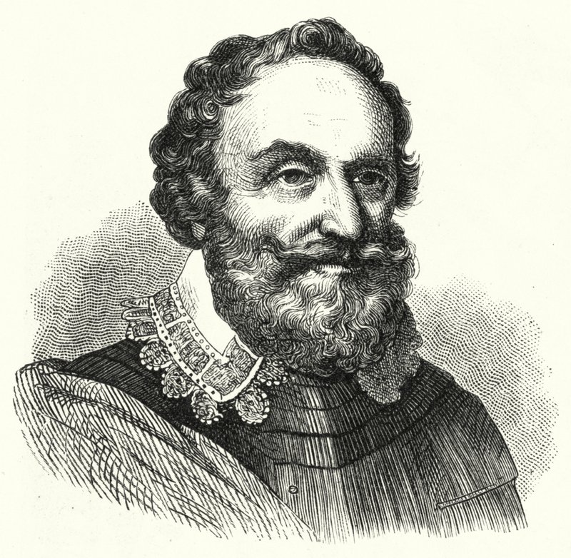 Heinrich Matthias, comte de Thurn, commandant militaire bohémien de la guerre de Trente Ans (gravure) - German School