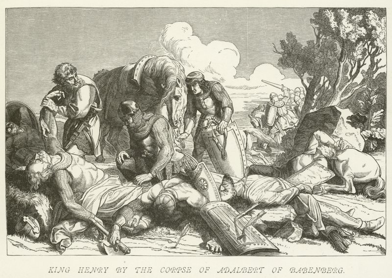 Le roi Henri devant le corps d