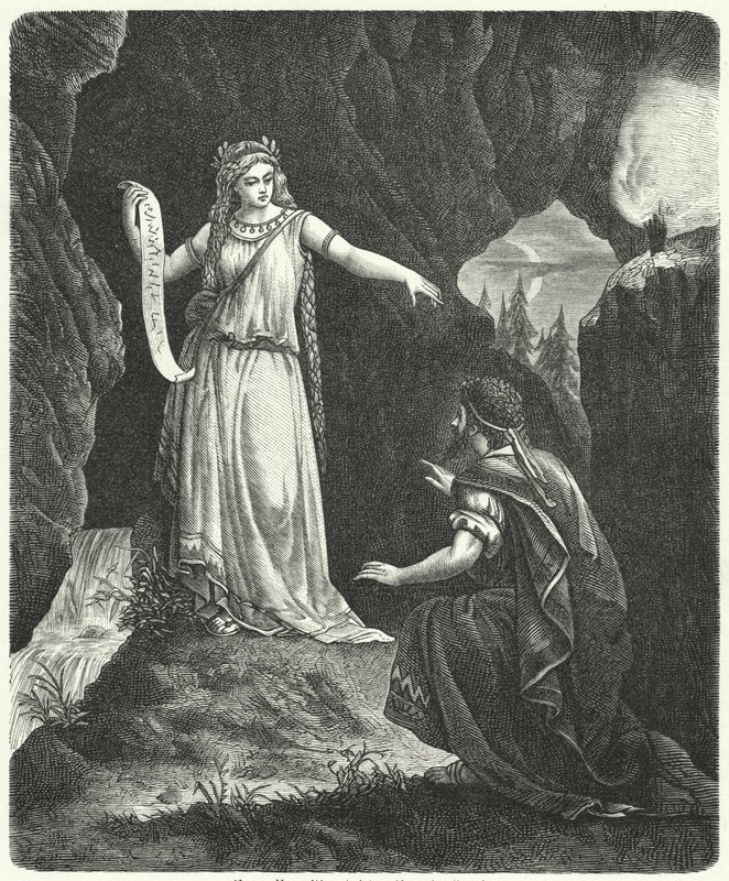 Numa Pompilius avec la nymphe Égérie - German School