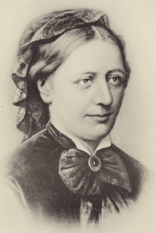 Portrait de Clara Schumann - German School