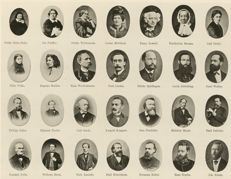 Portraits de célèbres Allemands de Ritter vom Deutschen Geiste - German School