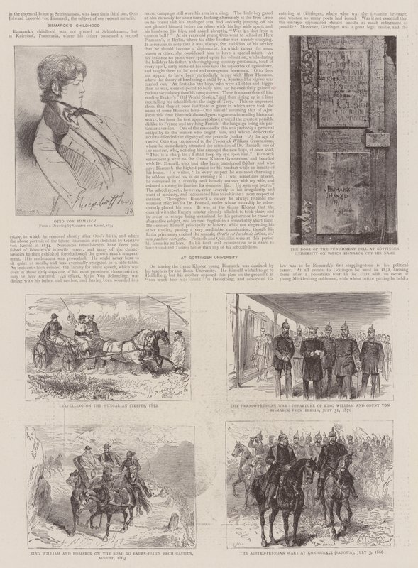 Prince Bismarck (gravure) - German School