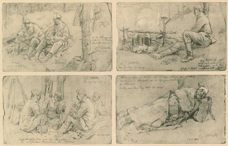 Soldats sur le front occidental - German School