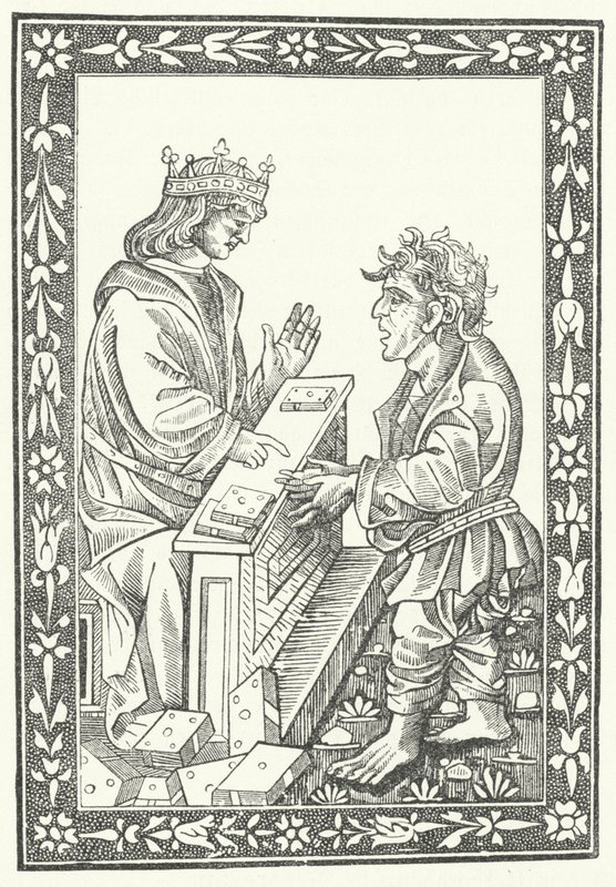 Salomon et Marcolf (gravure) - German School