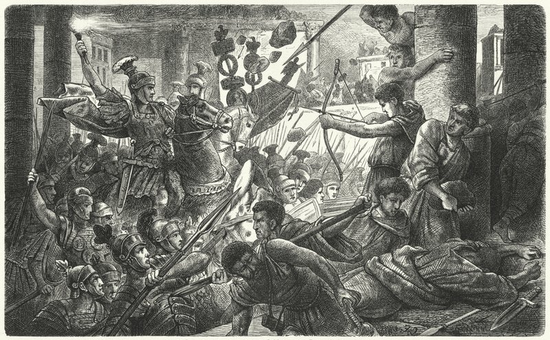 Sulla entre dans Rome avec son armée, 88 av. J.-C. - German School