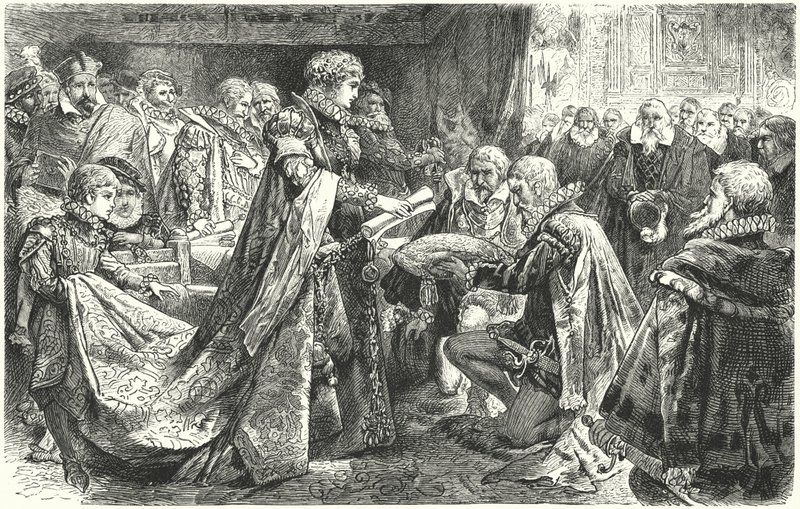 La noblesse néerlandaise devant Marguerite de Parme, gouverneur des Pays-Bas espagnols, 1559 - German School