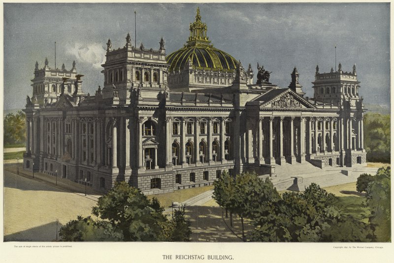 Le bâtiment du Reichstag à Berlin - German School