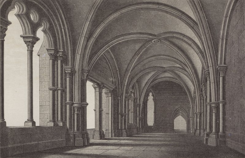 Le hall du monastère de Maulbronn, Bade-Wurtemberg, Allemagne - German School