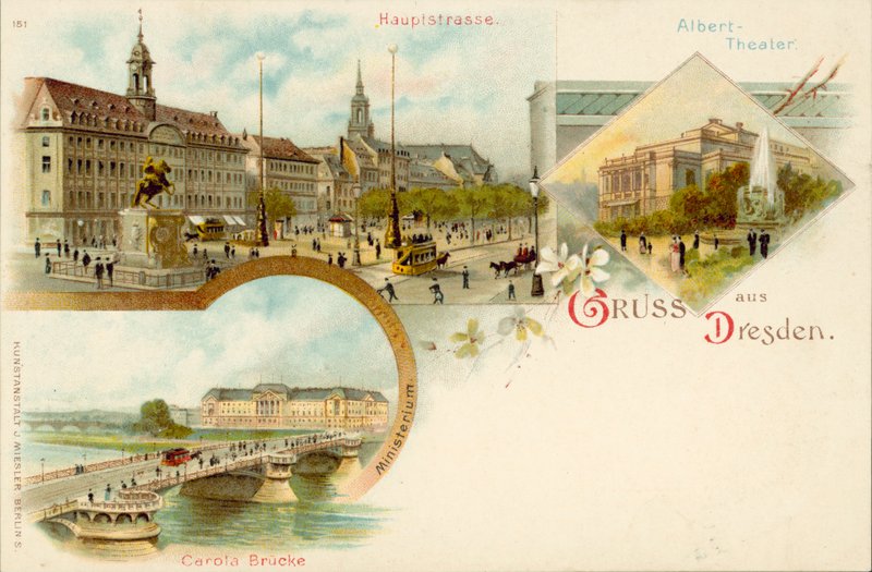 Vues de Dresde, Allemagne - German School