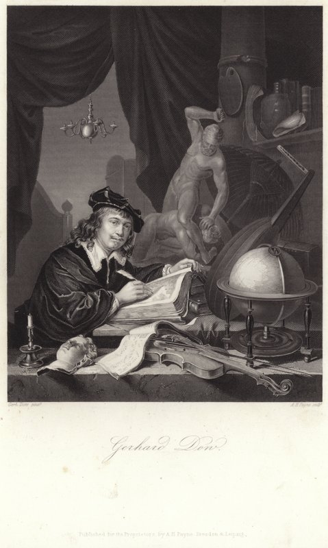 Portrait de Gerrit Dou - Gerrit Dou