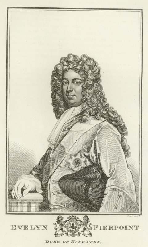 Evelyn Pierpoint, duc de Kingston - Godfrey Kneller