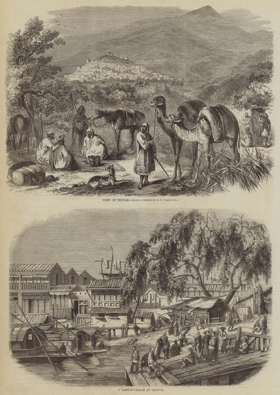 Croquis chinois - Godfrey Thomas Vigne