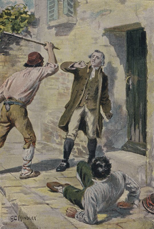 John Lombe attaqué par des Italiens lors d