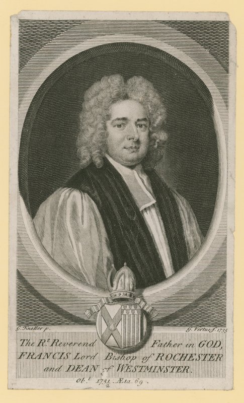 Le Très Révérend Père en Dieu, Francis Lord Évêque de Rochester et Doyen de Westminster - Godfrey Kneller