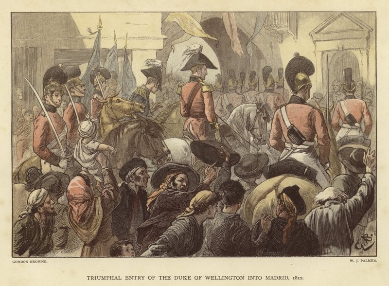 Entrée triomphale du duc de Wellington à Madrid, 1812 - Gordon Frederick Browne