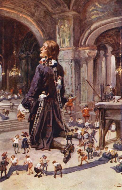 Illustration pour Les Voyages de Gulliver de Jonathan Swift - Gordon Frederick (after) Browne