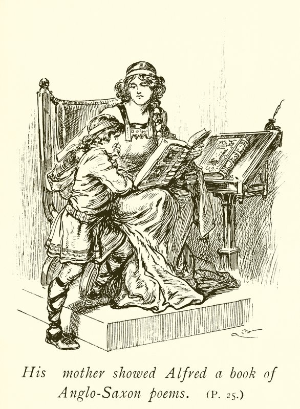 Alfred apprenant à lire - Gordon Frederick Browne