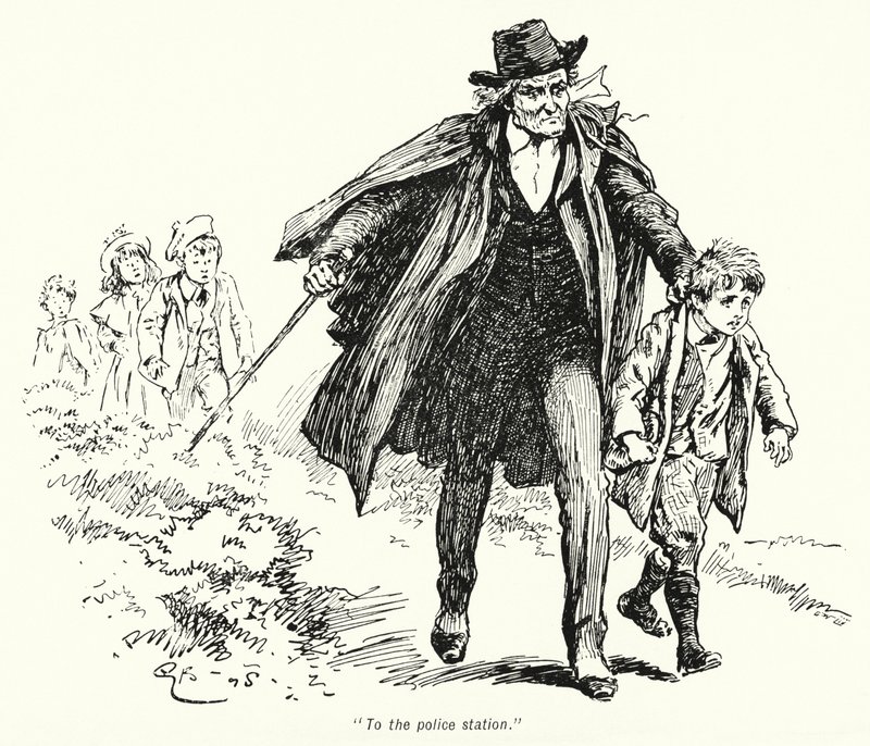 Illustration pour The Story of the Treasure Seekers par E Nesbit - Gordon Frederick Browne