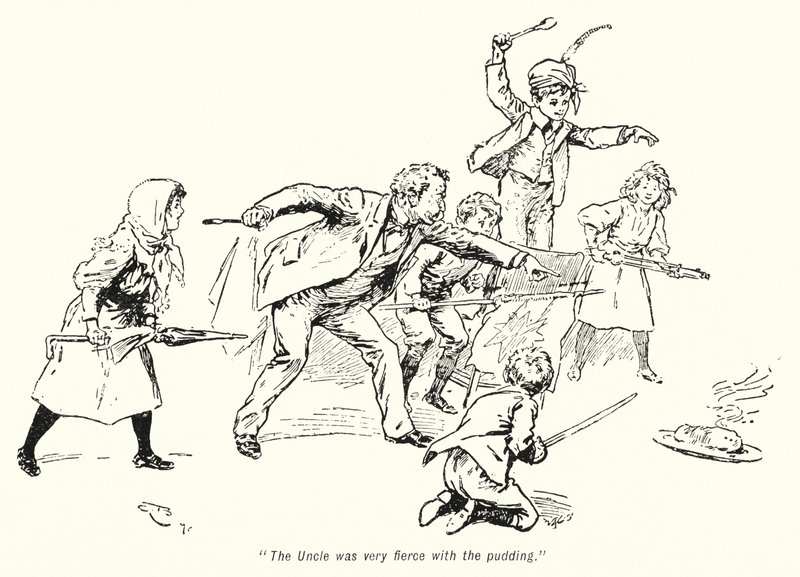 Illustration pour The Story of the Treasure Seekers par E Nesbit - Gordon Frederick Browne