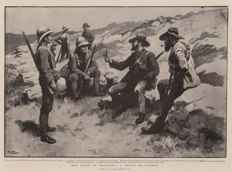 Le siège de Mafeking, une trêve le dimanche - Gordon Frederick Browne