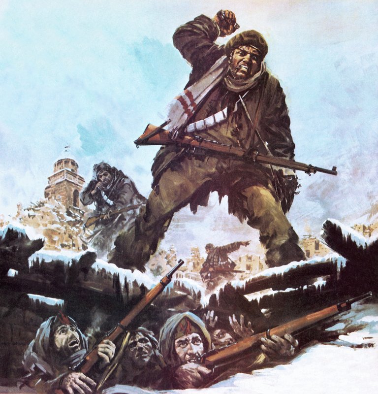 Ville assiégée pendant la guerre civile espagnole - Graham Coton