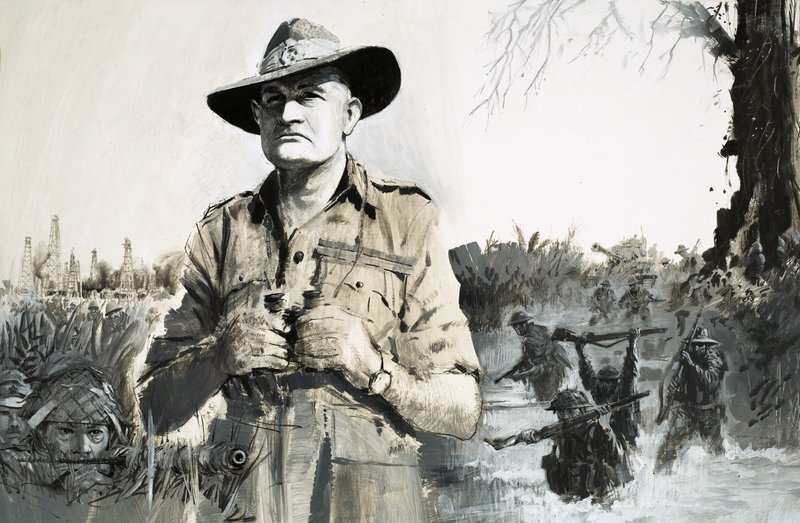 Le général Bill Slim, qui a mené la victoire contre les Japonais en Birmanie - Graham Coton